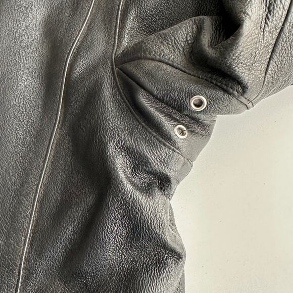 Montana Removable Thinsulate Lining‎ Riding Leather Black Jacket women M - Picture 8 of 15